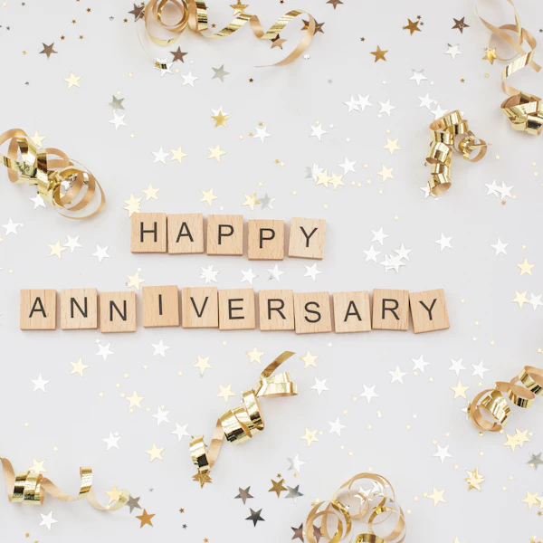 Happy Anniversary Letter Decor
