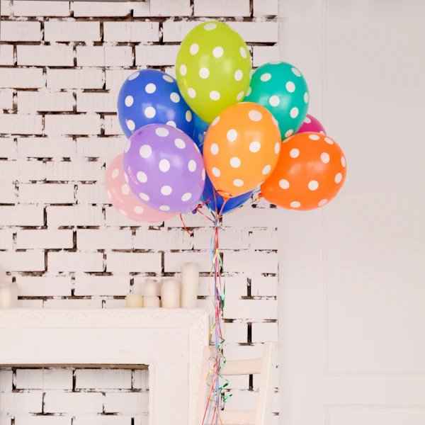 Polka Dot Balloon Bouquet
