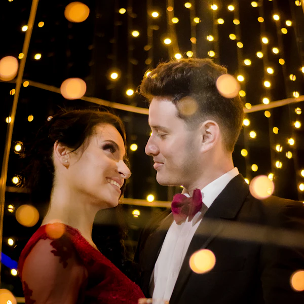 Fairy Light Engagement Decor