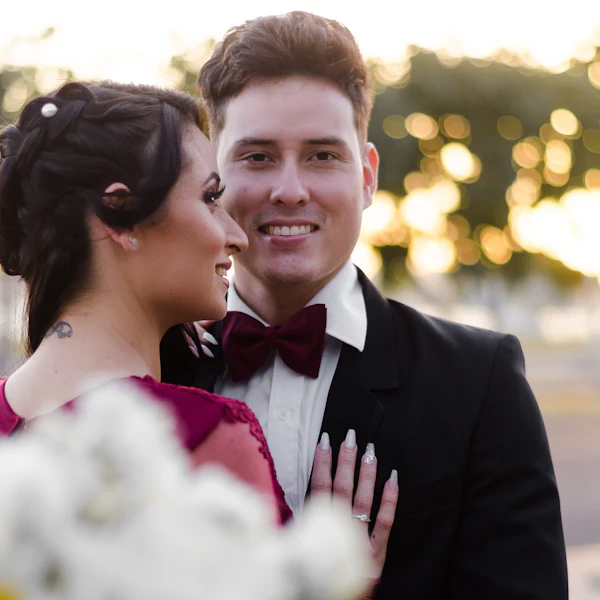 Floral Couple Backdrop