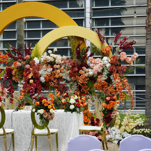 Floral Arch Backdrop