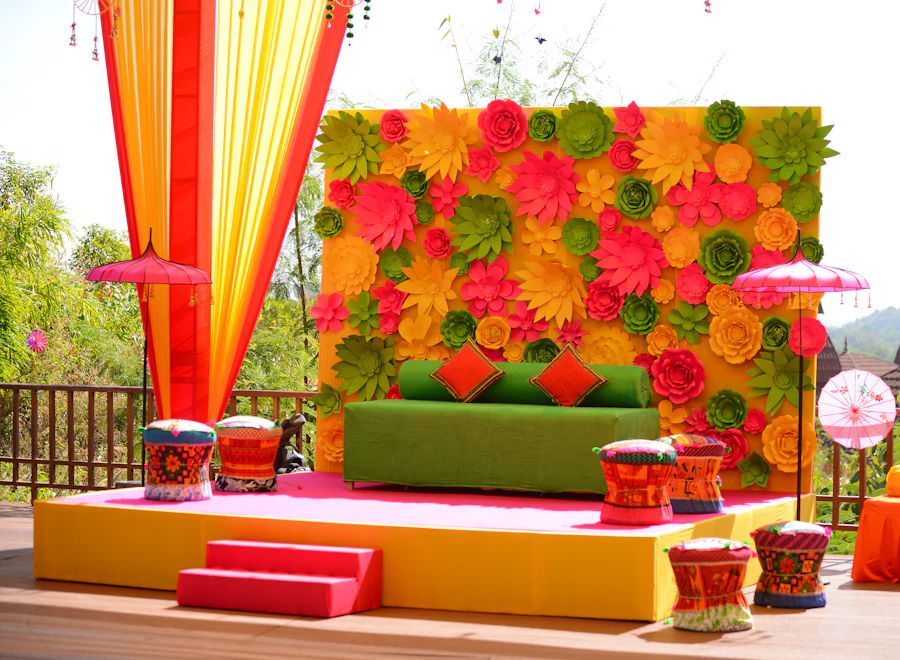Haldi / Mehendi decoration by Revhaa, photo 1